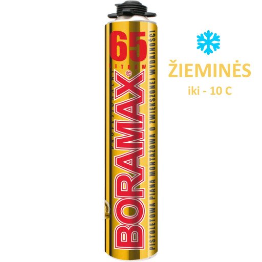 GREITAI DŽIUSTAMOS MONTAŽINĖS PUTOS "65" 840 ml ŽIEMINĖS BORAMAX