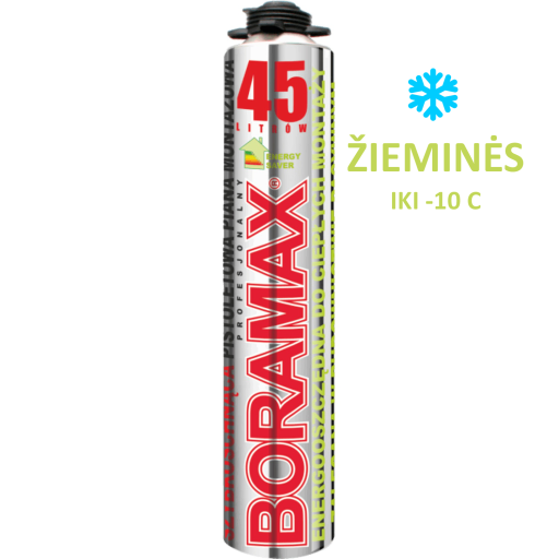 GREITAI DŽIUSTANČIOS MONTAVIMO PUTOS ENERGY SAVER ŽIEMINĖS 750 ml BORAMAX