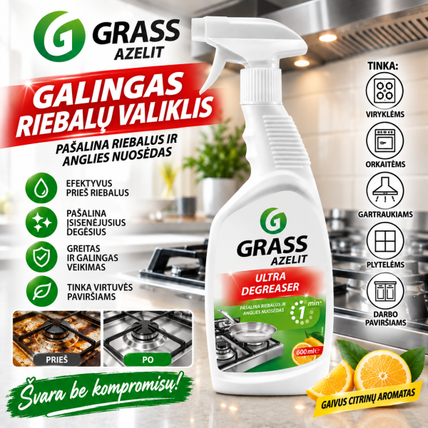 Virtuvės valiklis Azelit 600 ml GRASS