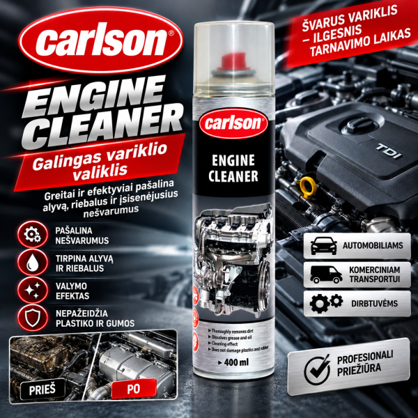 Variklio valiklis Engine Cleaner 400 ml CARLSON