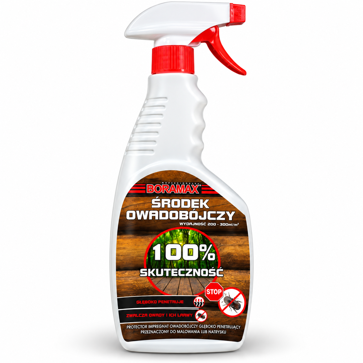 Impregnantas nuo medienos kenkėjų IMPREGNAT OWADOBÓJCZY 450ml BORAMAX - Image 2