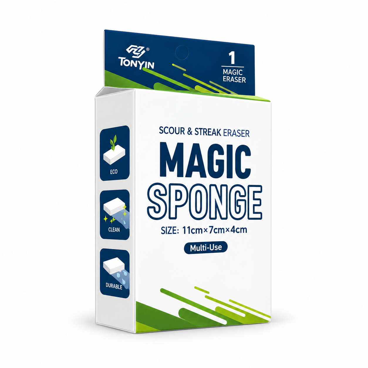 Melamino valymo kempinė MAGIC SPONGE 3 g Multi-function TONYIN - Image 2