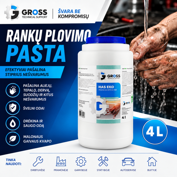 Rankų plovimo pasta HAS EKO 4L GROSS