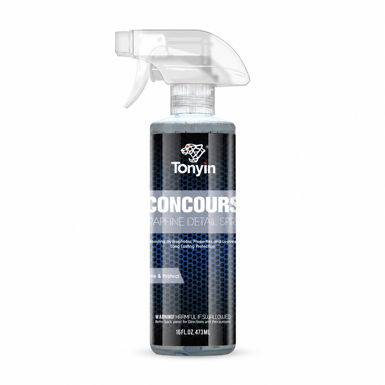 Grafeno purškiamas vaškas automobiliui CONCOURS Graphene Detail Spray 473 ml TONYIN - Image 2