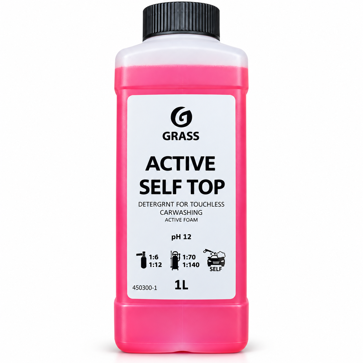 Aktyvios putos Active Self Top 1L GRASS – koncentruotos putos automobilio plovimui - Image 2